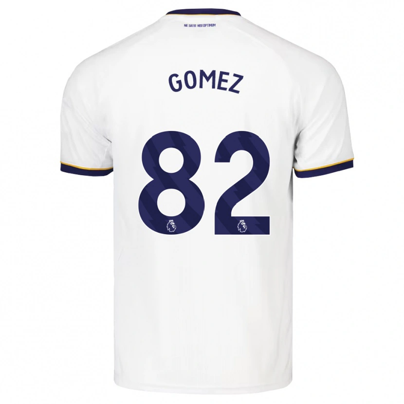 Danxen Men Francis Gomez #82 Midnight Blue White Yellow Away Jersey 2026/27 T-Shirt