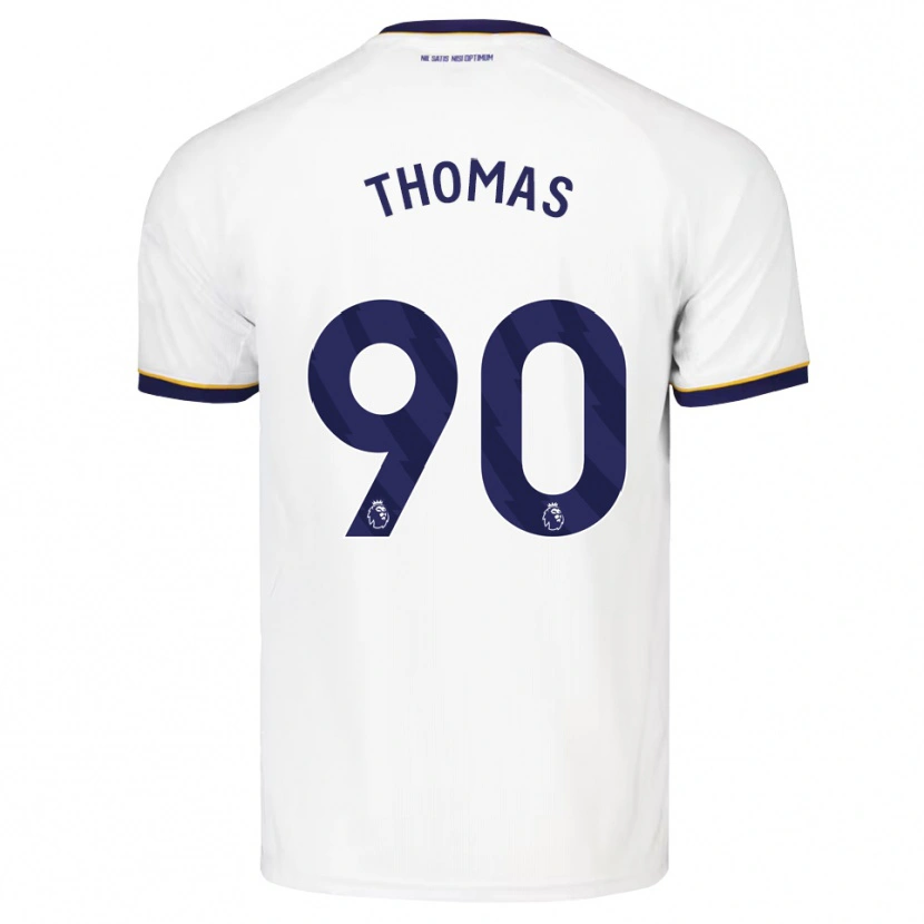 Danxen Men Aled Thomas #90 Midnight Blue White Yellow Away Jersey 2026/27 T-Shirt