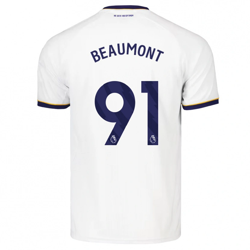 Danxen Men Jacob Beaumont Clark #91 Midnight Blue White Yellow Away Jersey 2026/27 T-Shirt