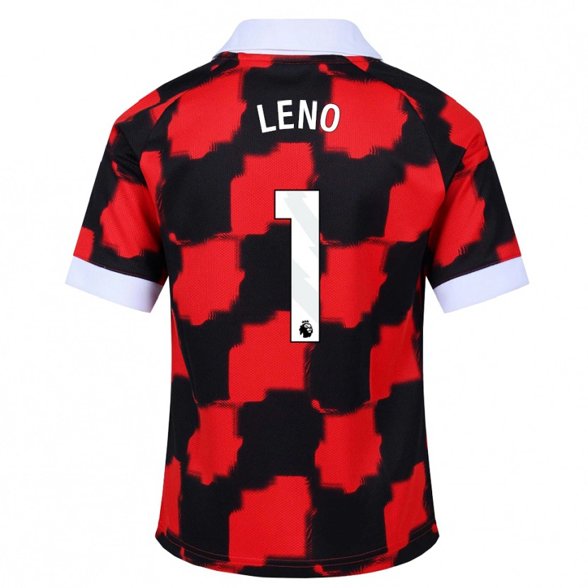 Danxen Men Bernd Leno #1 Red White Black Away Jersey 2026/27 T-Shirt
