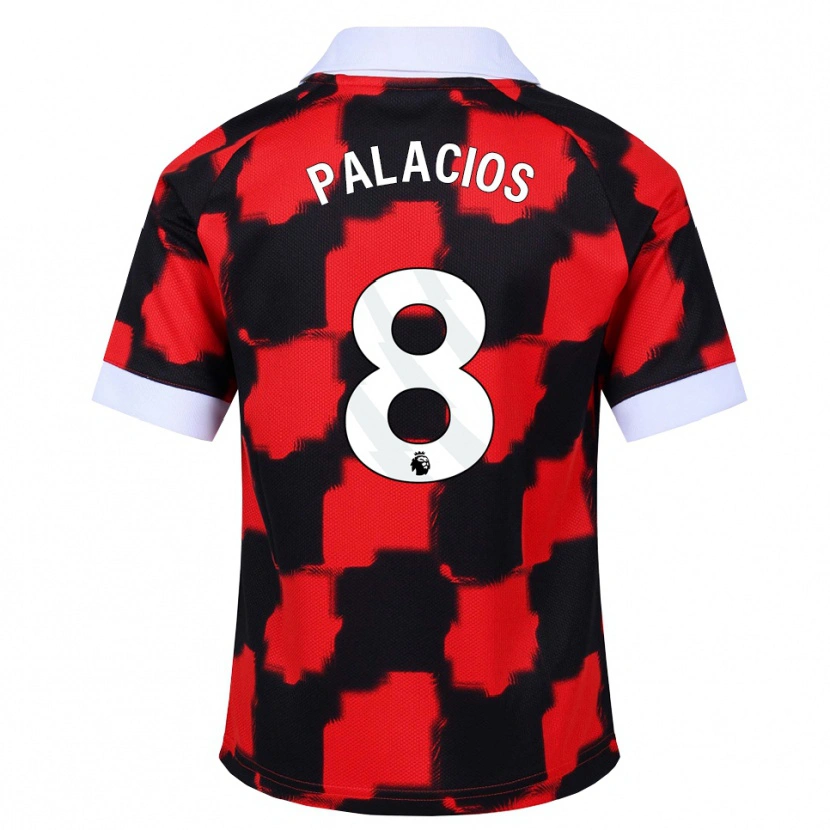 Danxen Men César Palacios #8 Red White Black Away Jersey 2026/27 T-Shirt