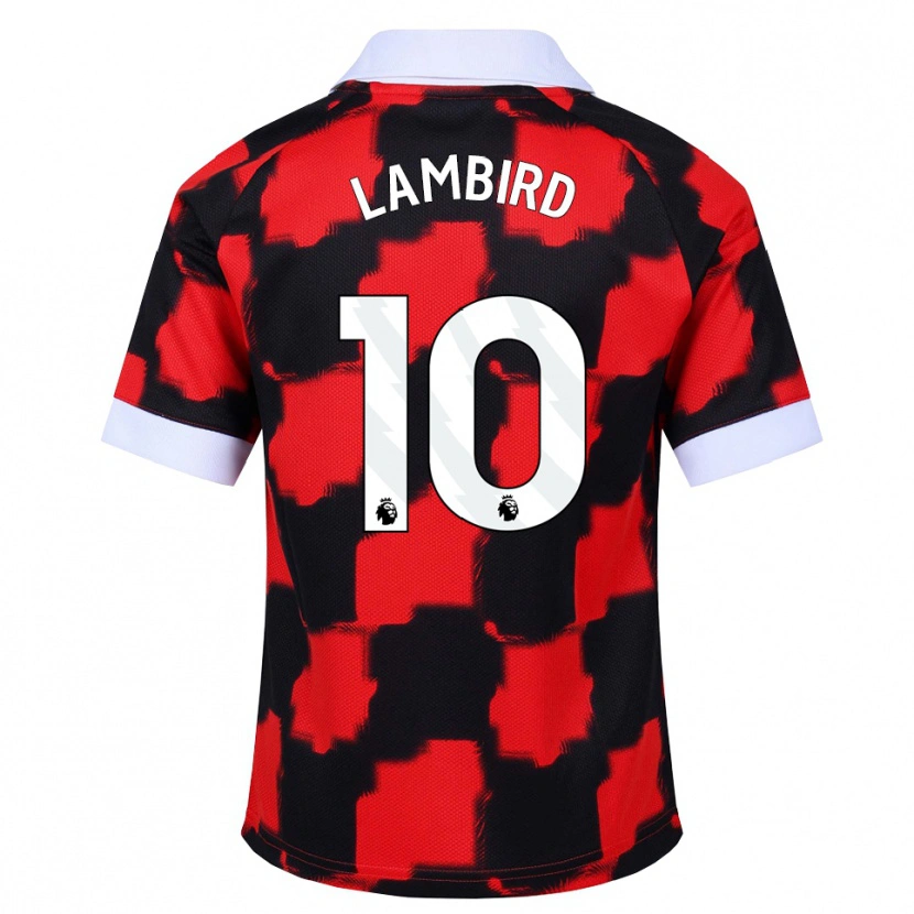 Danxen Men Lilly Lambird #10 Red White Black Away Jersey 2026/27 T-Shirt