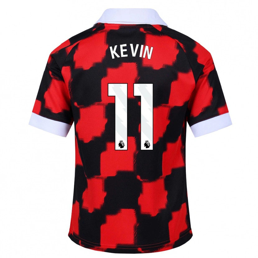 Danxen Men Kevin Santos Lopes De Macedo #11 Red White Black Away Jersey 2026/27 T-Shirt