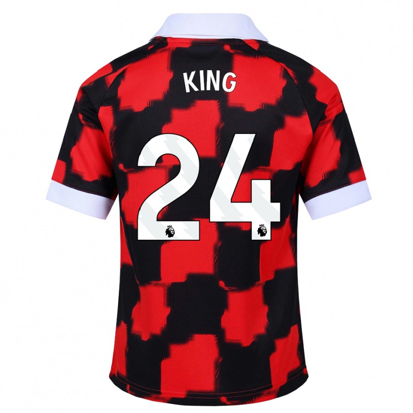 Danxen Men Josh King #24 Red White Black Away Jersey 2026/27 T-Shirt