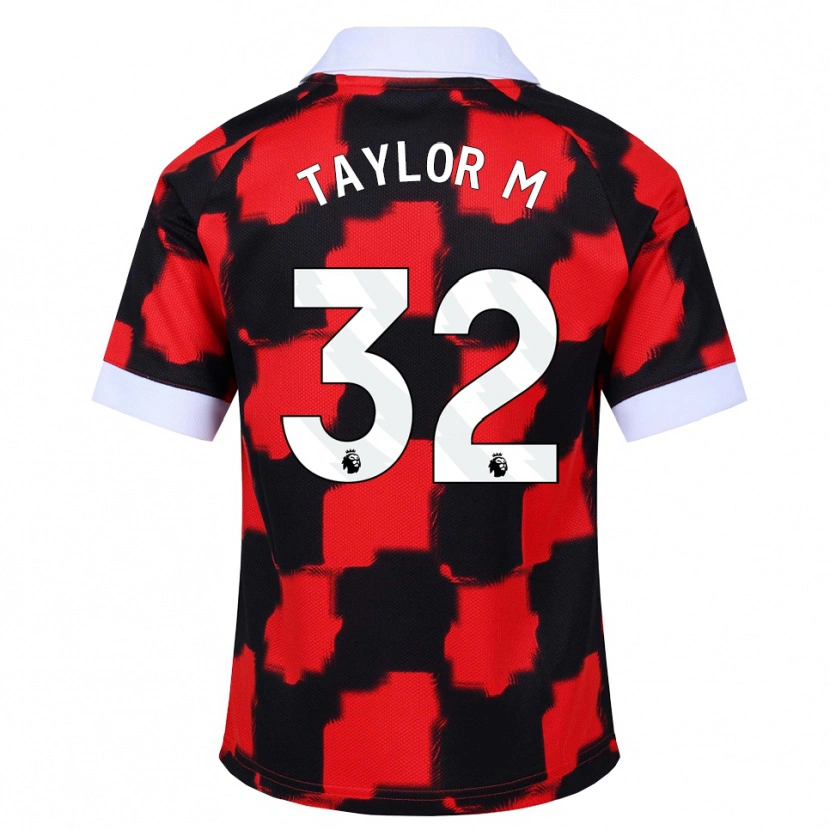 Danxen Men Belle Taylor-M #32 Red White Black Away Jersey 2026/27 T-Shirt