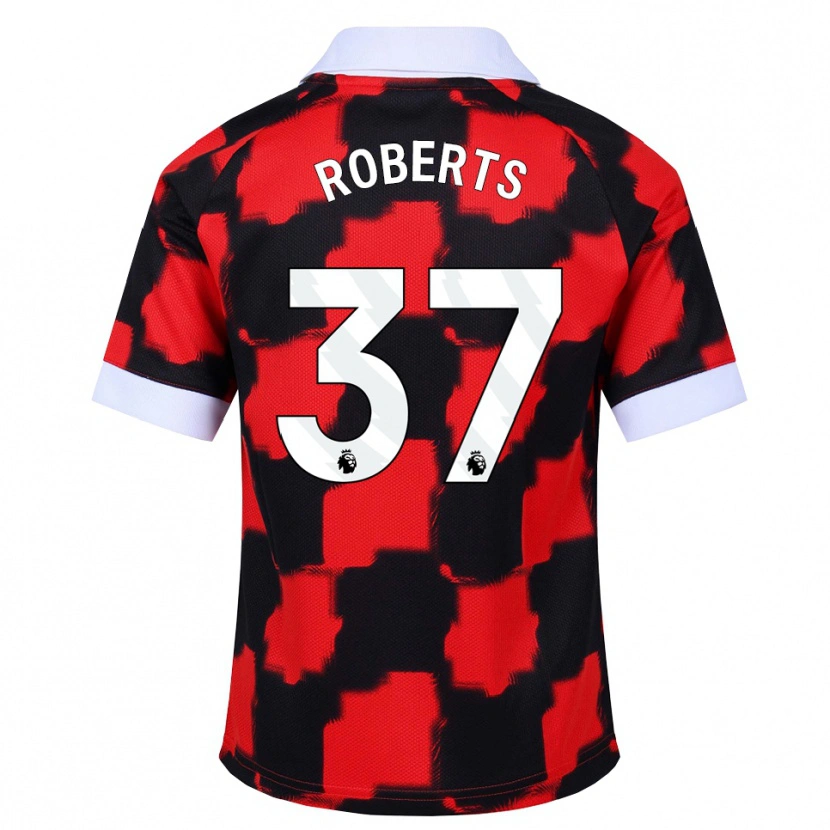 Danxen Men Sophia Roberts #37 Red White Black Away Jersey 2026/27 T-Shirt