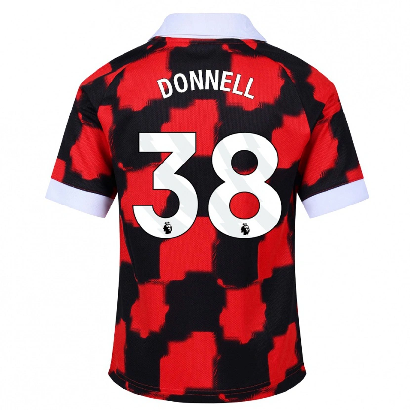 Danxen Men Chris Donnell #38 Red White Black Away Jersey 2026/27 T-Shirt