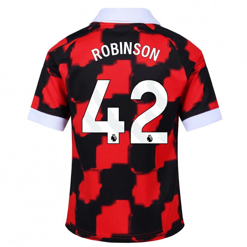 Danxen Men Charlie Robinson #42 Red White Black Away Jersey 2026/27 T-Shirt