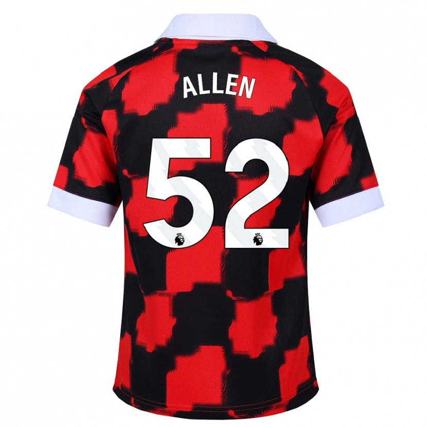 Danxen Men Michael Allen #52 Red White Black Away Jersey 2026/27 T-Shirt