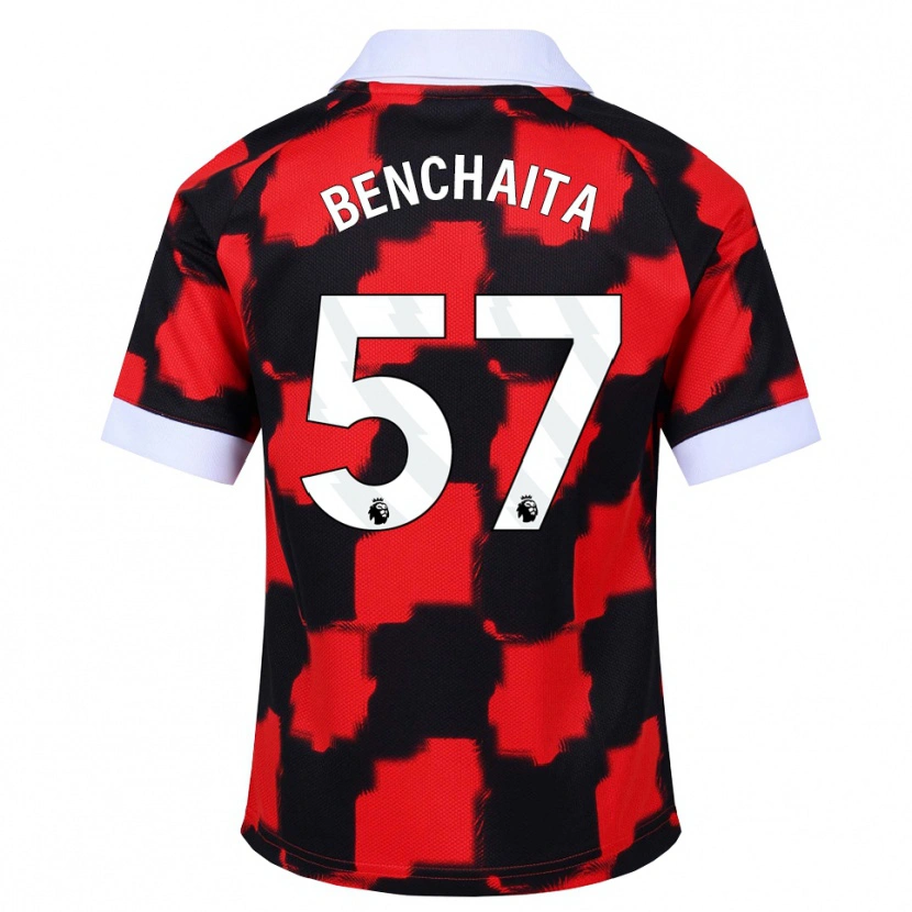 Danxen Men Nazim Benchaita #57 Red White Black Away Jersey 2026/27 T-Shirt
