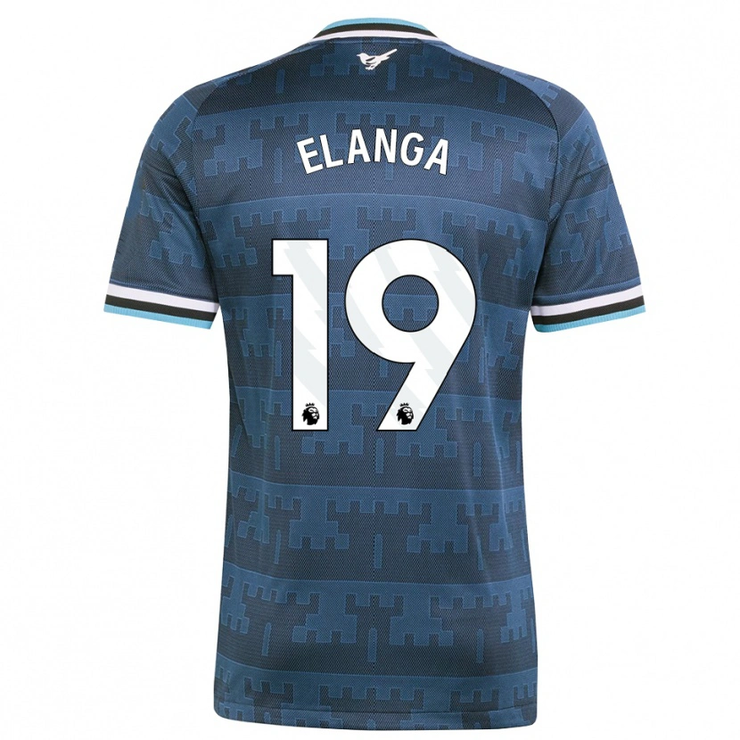 Danxen Men Anthony Elanga #19 Yellow Black Blue Away Jersey 2026/27 T-Shirt