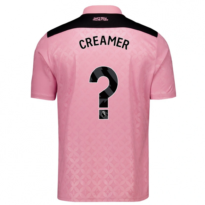 Danxen Men Ben Creamer #0 Light Pink Black Away Jersey 2026/27 T-Shirt