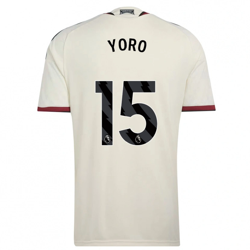 Danxen Men Leny Yoro #15 Beige Black Red Third Jersey 2026/27 T-Shirt