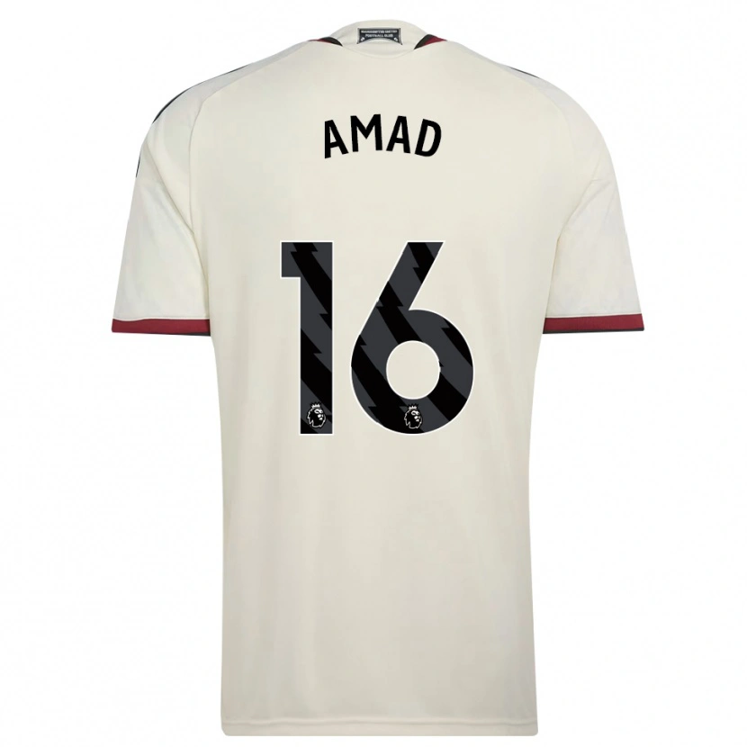 Danxen Men Amad Diallo #16 Beige Black Red Third Jersey 2026/27 T-Shirt
