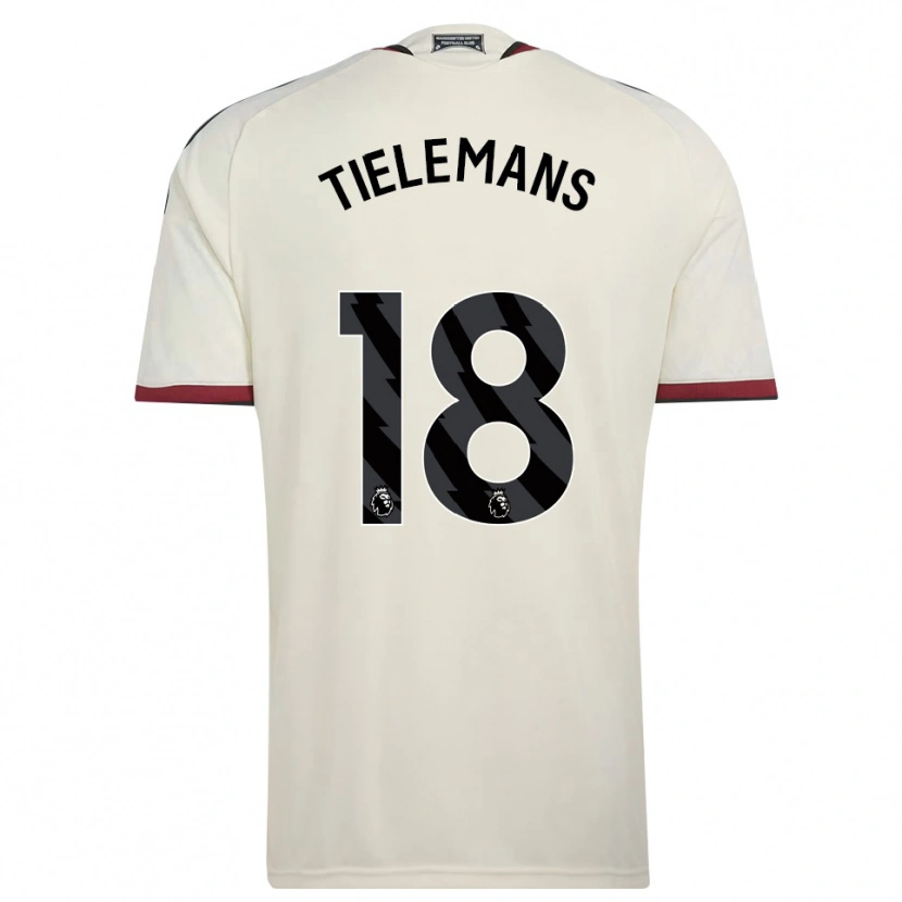 Danxen Men Youri Tielemans #18 Beige Black Red Third Jersey 2026/27 T-Shirt