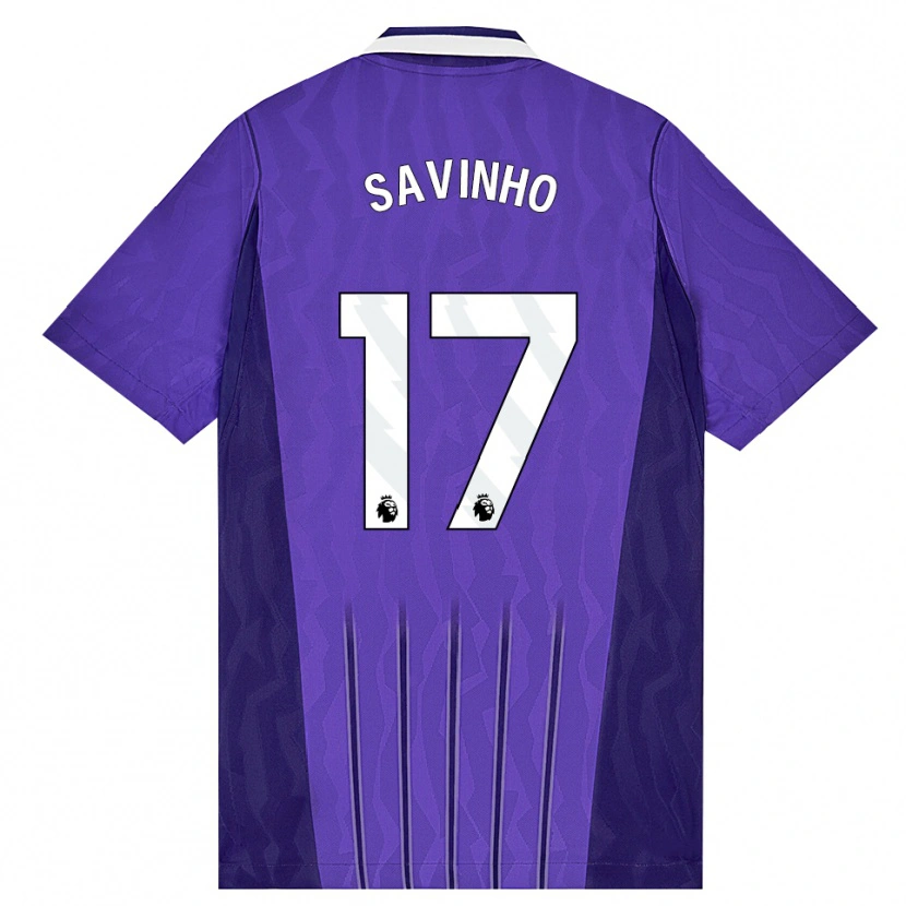 Danxen Men Sávio Moreira De Oliveira #17 Purple White Third Jersey 2026/27 T-Shirt