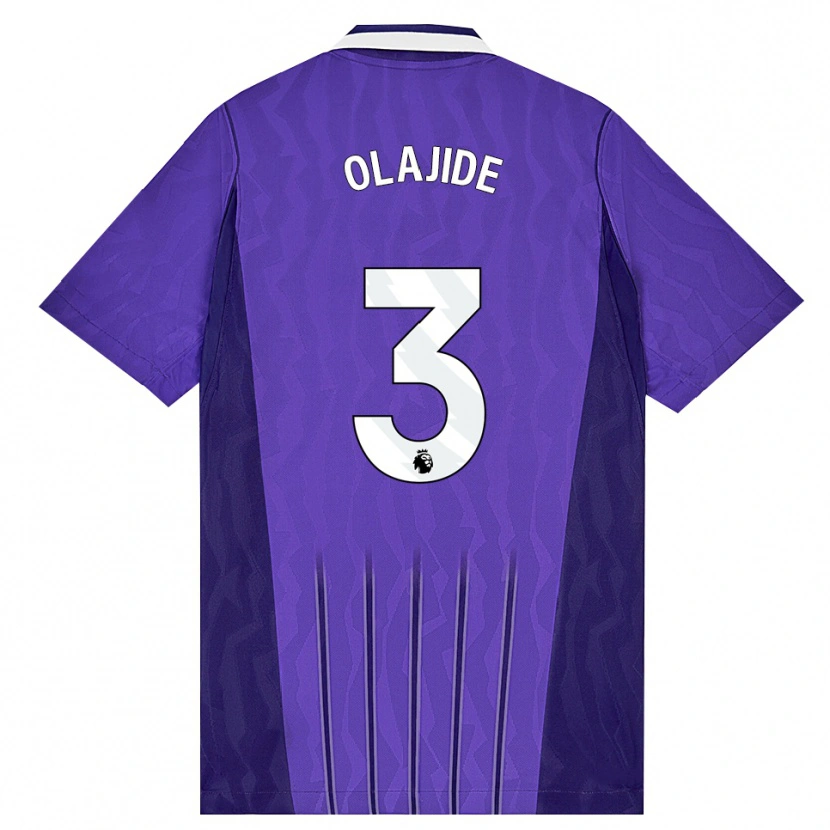 Danxen Men Solomon Olajide #3 Purple White Third Jersey 2026/27 T-Shirt
