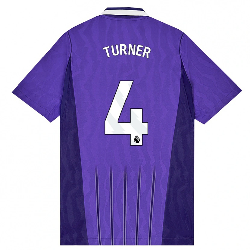 Danxen Men Amy Turner #4 Purple White Third Jersey 2026/27 T-Shirt