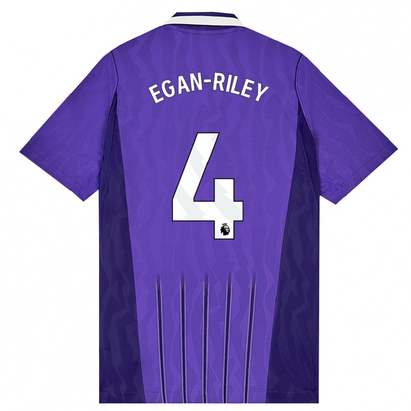 Danxen Men Roman Egan-Riley #4 Purple White Third Jersey 2026/27 T-Shirt