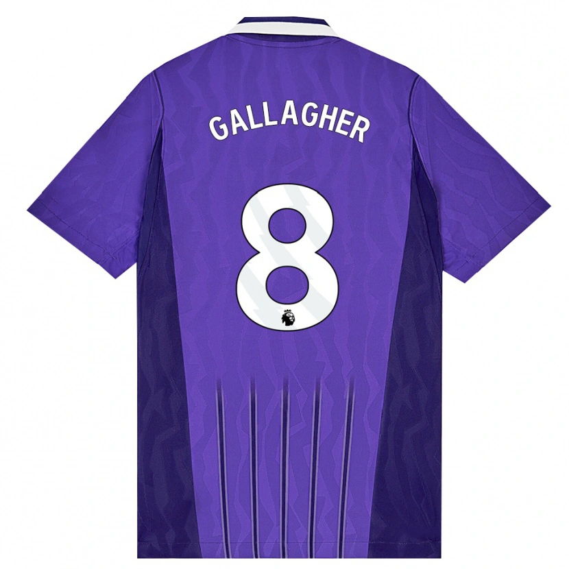 Danxen Men Conor Gallagher #8 Purple White Third Jersey 2026/27 T-Shirt