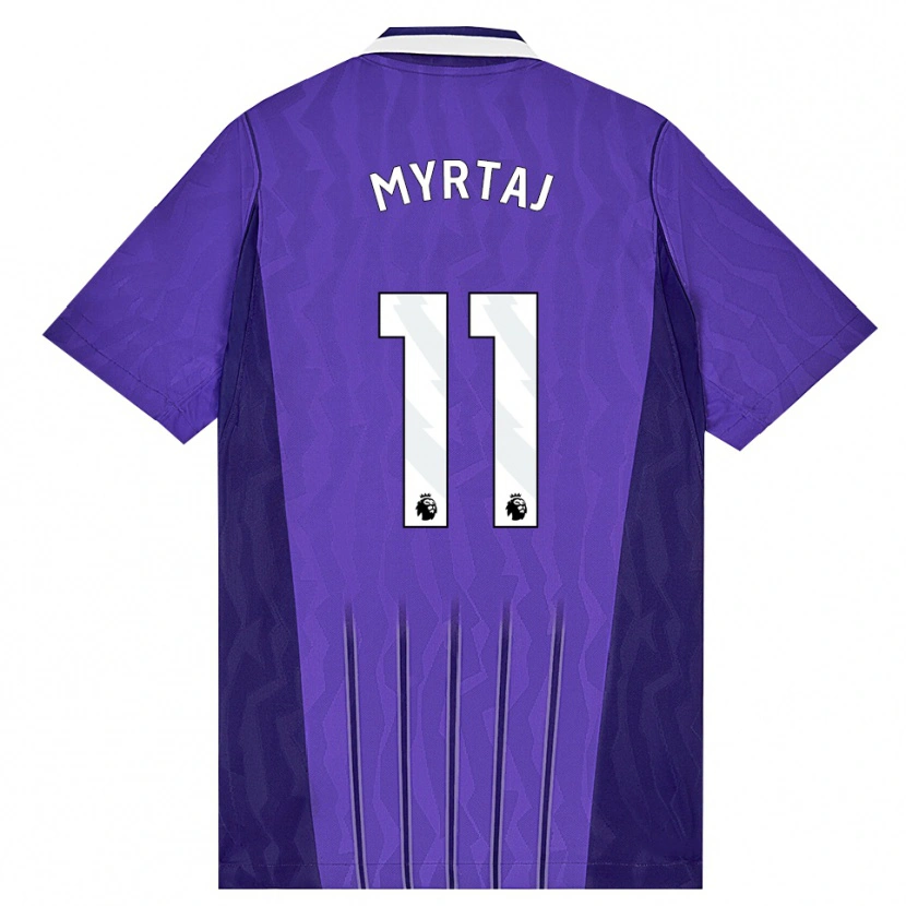Danxen Men Leon Myrtaj #11 Purple White Third Jersey 2026/27 T-Shirt