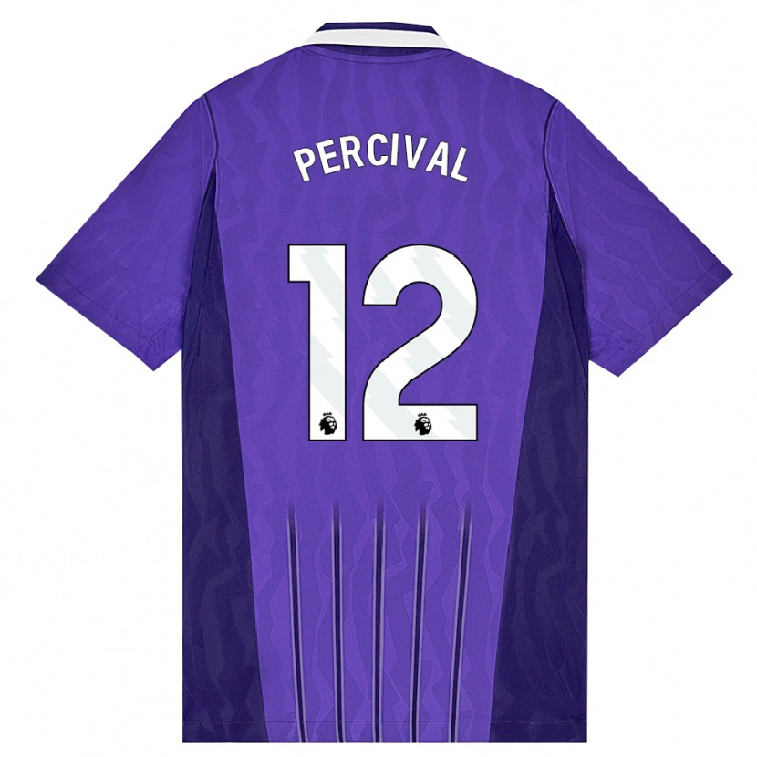 Danxen Men Ria Percival #12 Purple White Third Jersey 2026/27 T-Shirt