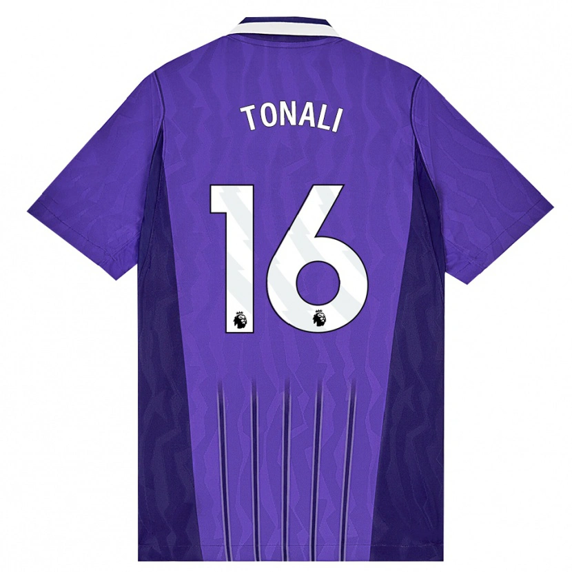 Danxen Men Sandro Tonali #16 Purple White Third Jersey 2026/27 T-Shirt