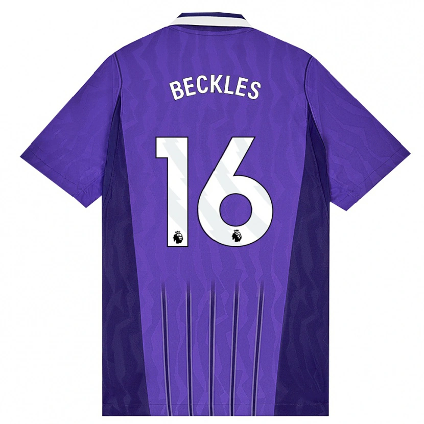 Danxen Men Zion Beckles #16 Purple White Third Jersey 2026/27 T-Shirt