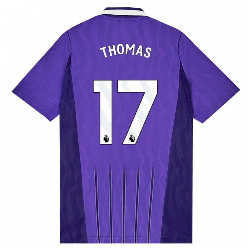Danxen Men Martha Thomas #17 Purple White Third Jersey 2026/27 T-Shirt