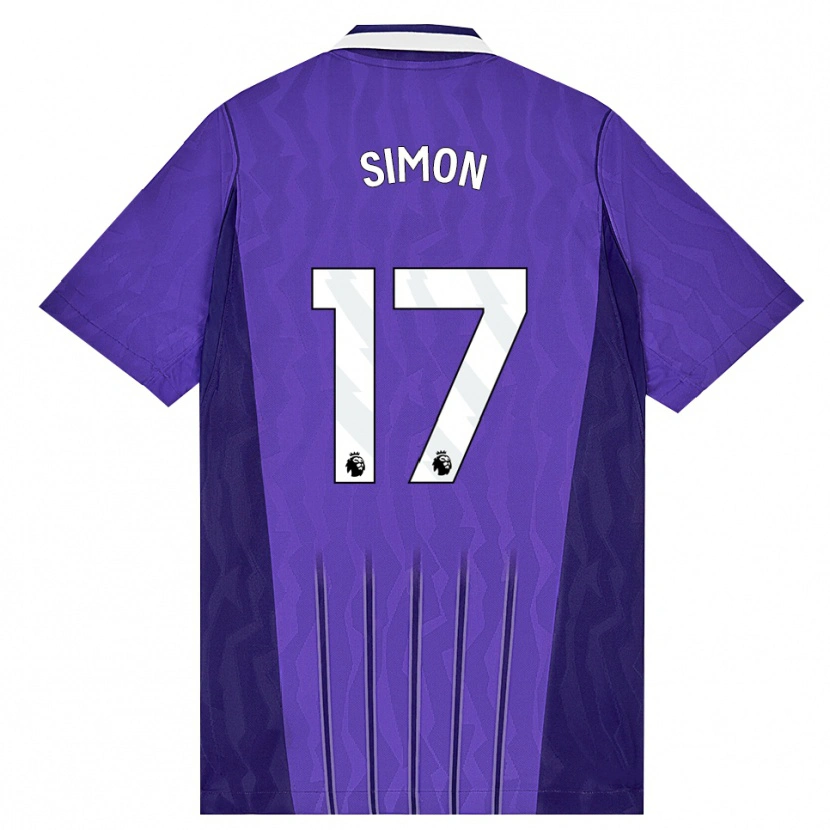 Danxen Men Kyah Simon #17 Purple White Third Jersey 2026/27 T-Shirt