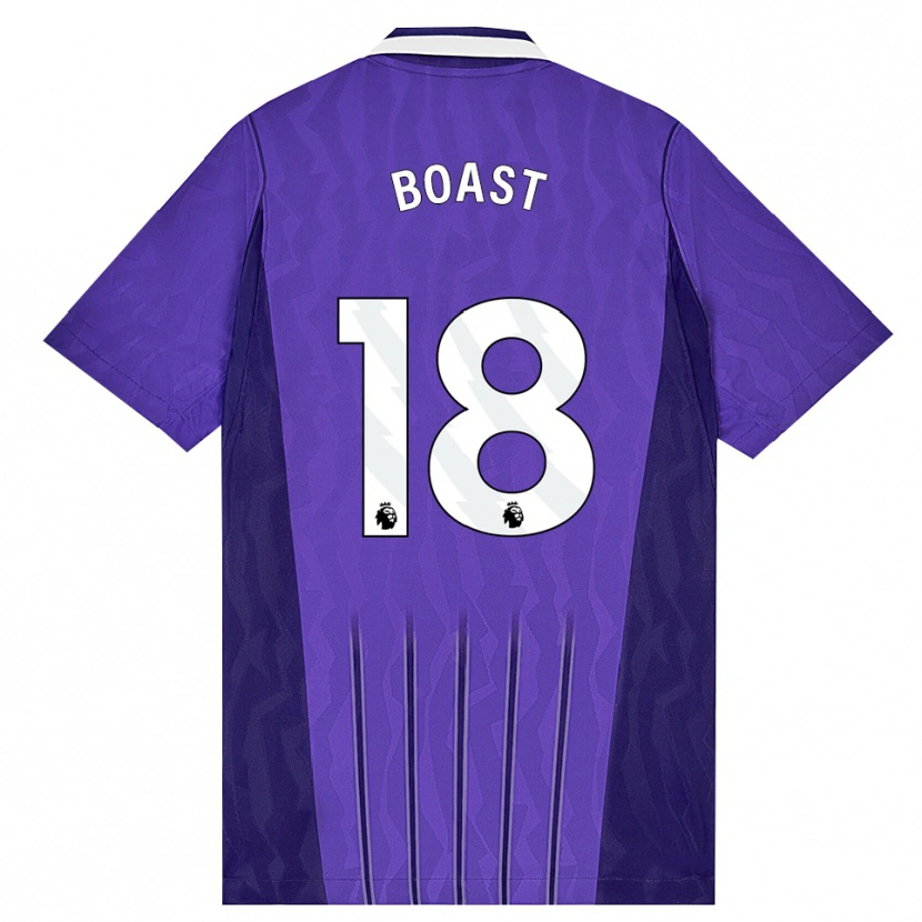Danxen Men Oliver Boast #18 Purple White Third Jersey 2026/27 T-Shirt
