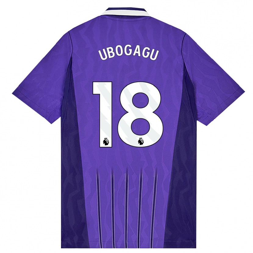 Danxen Men Chioma Ubogagu #18 Purple White Third Jersey 2026/27 T-Shirt