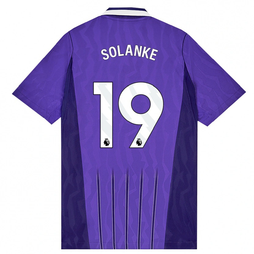 Danxen Men Dominic Solanke #19 Purple White Third Jersey 2026/27 T-Shirt