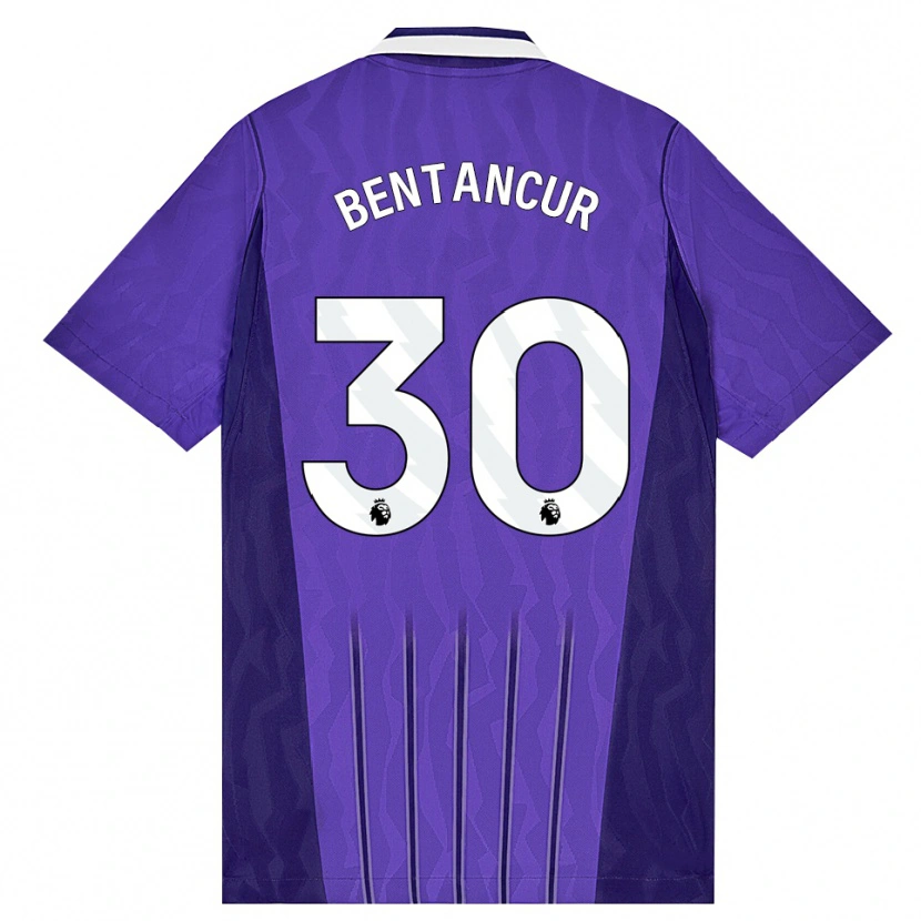 Danxen Men Rodrigo Bentancur #30 Purple White Third Jersey 2026/27 T-Shirt
