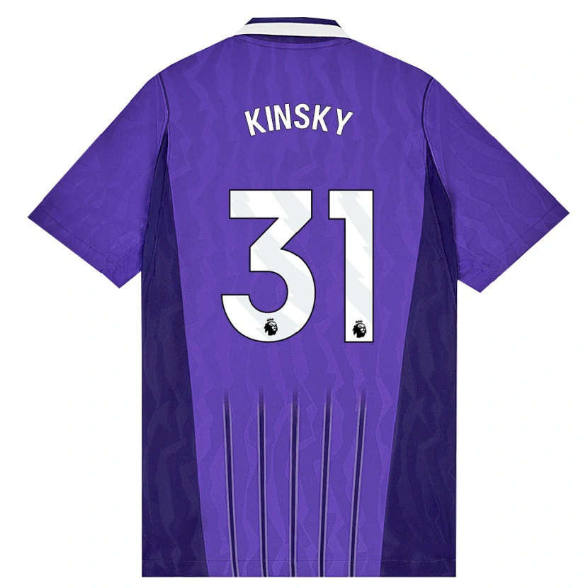 Danxen Men Antonín Kinský #31 Purple White Third Jersey 2026/27 T-Shirt