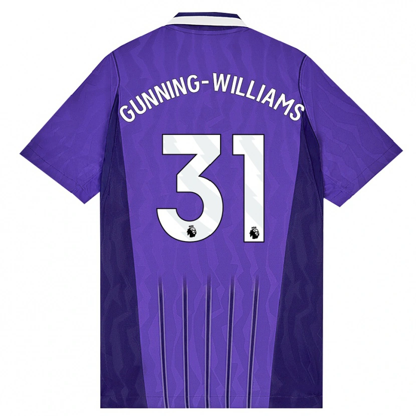 Danxen Men Lenna Gunning-Williams #31 Purple White Third Jersey 2026/27 T-Shirt