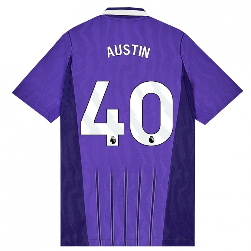 Danxen Men Brandon Austin #40 Purple White Third Jersey 2026/27 T-Shirt