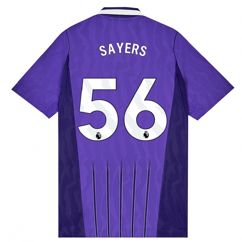 Danxen Men Charlie Sayers #56 Purple White Third Jersey 2026/27 T-Shirt