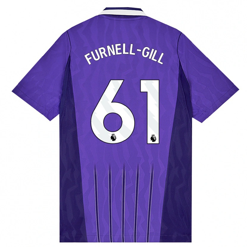 Danxen Men Luca Furnell-Gill #61 Purple White Third Jersey 2026/27 T-Shirt