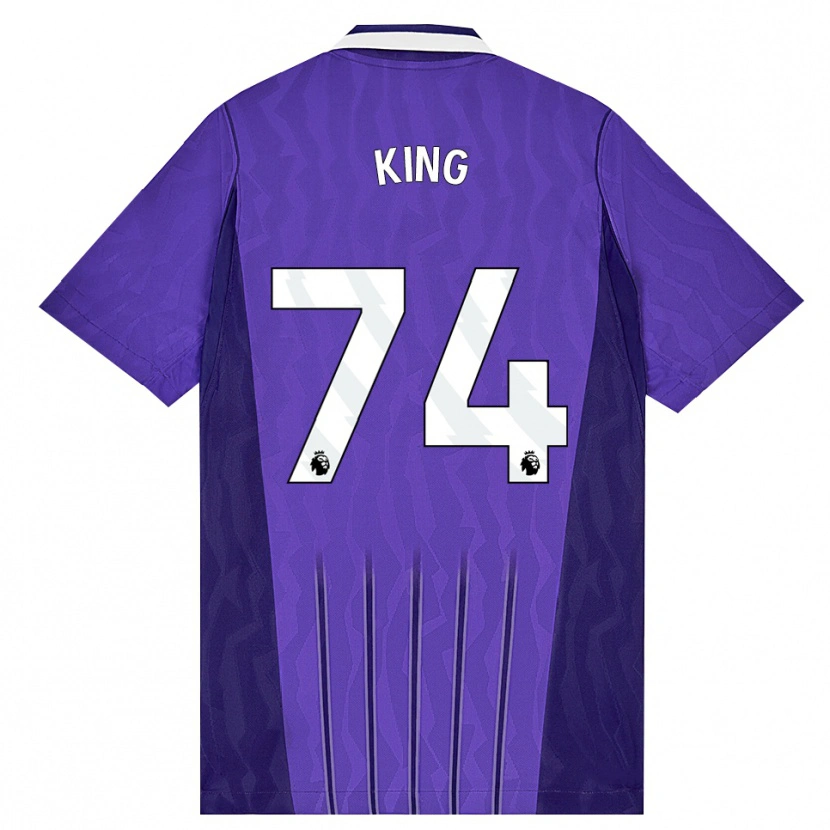 Danxen Men Maeson King #74 Purple White Third Jersey 2026/27 T-Shirt