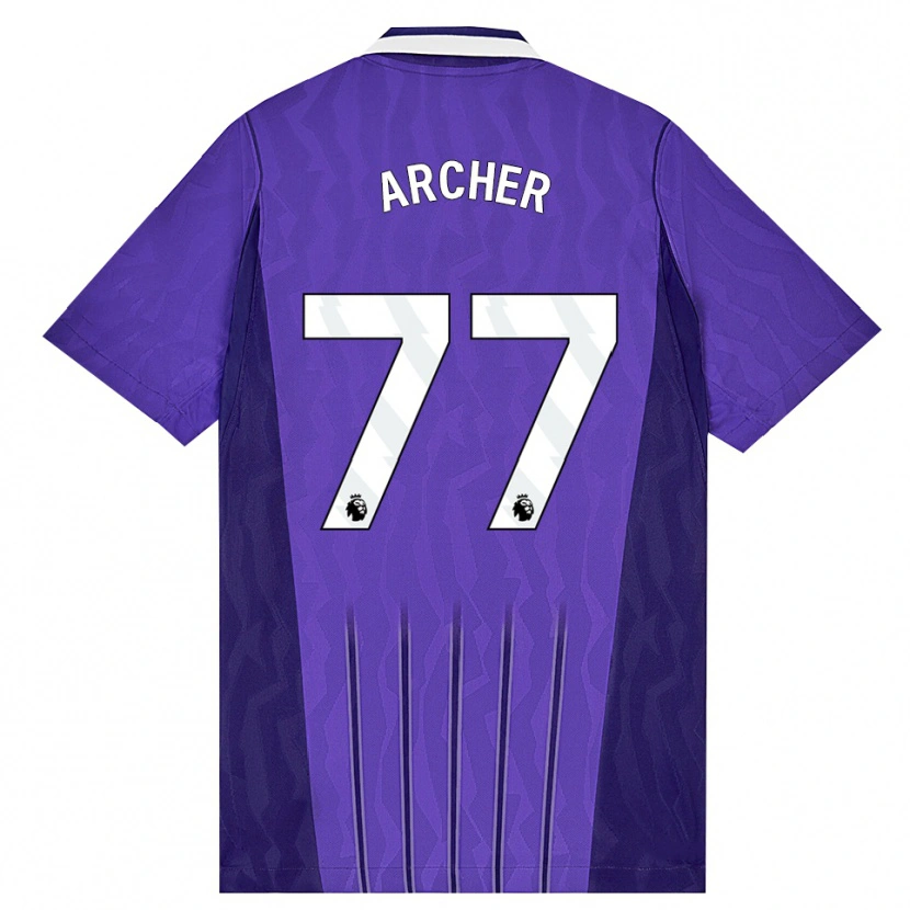 Danxen Men Samual Archer #77 Purple White Third Jersey 2026/27 T-Shirt