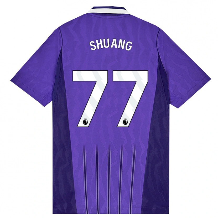 Danxen Men Wang Shuang #77 Purple White Third Jersey 2026/27 T-Shirt