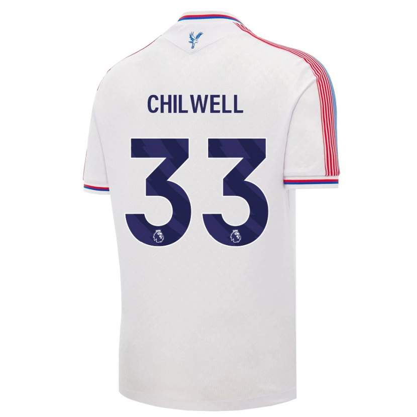 Danxen Men Ben Chilwell #33 White Red Blue Home Jersey 2026/27 T-Shirt