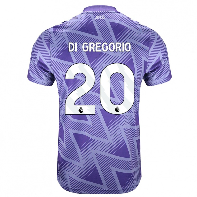 Danxen Men Michele Di Gregorio #20 Palevioletred White Away Jersey 2026/27 T-Shirt