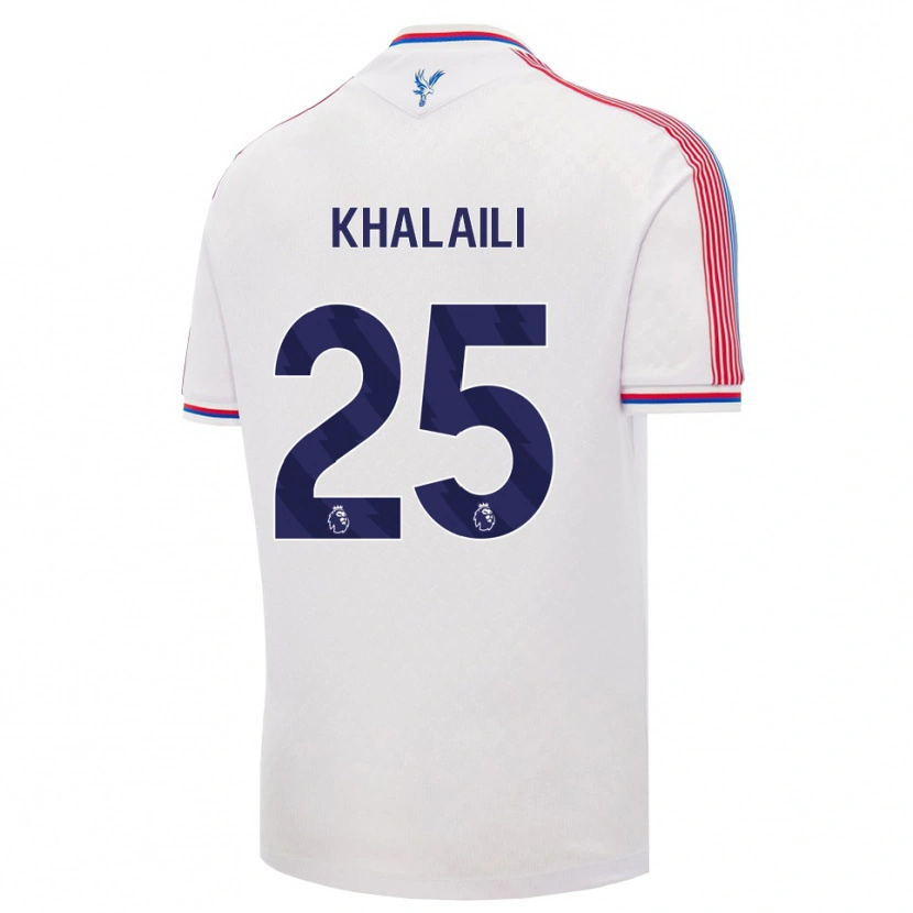 Danxen Men Anan Khalaili #25 White Red Blue Home Jersey 2026/27 T-Shirt