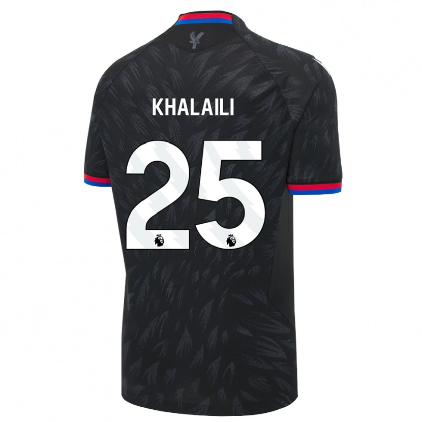 Danxen Men Anan Khalaili #25 Black Blue Red Away Jersey 2026/27 T-Shirt
