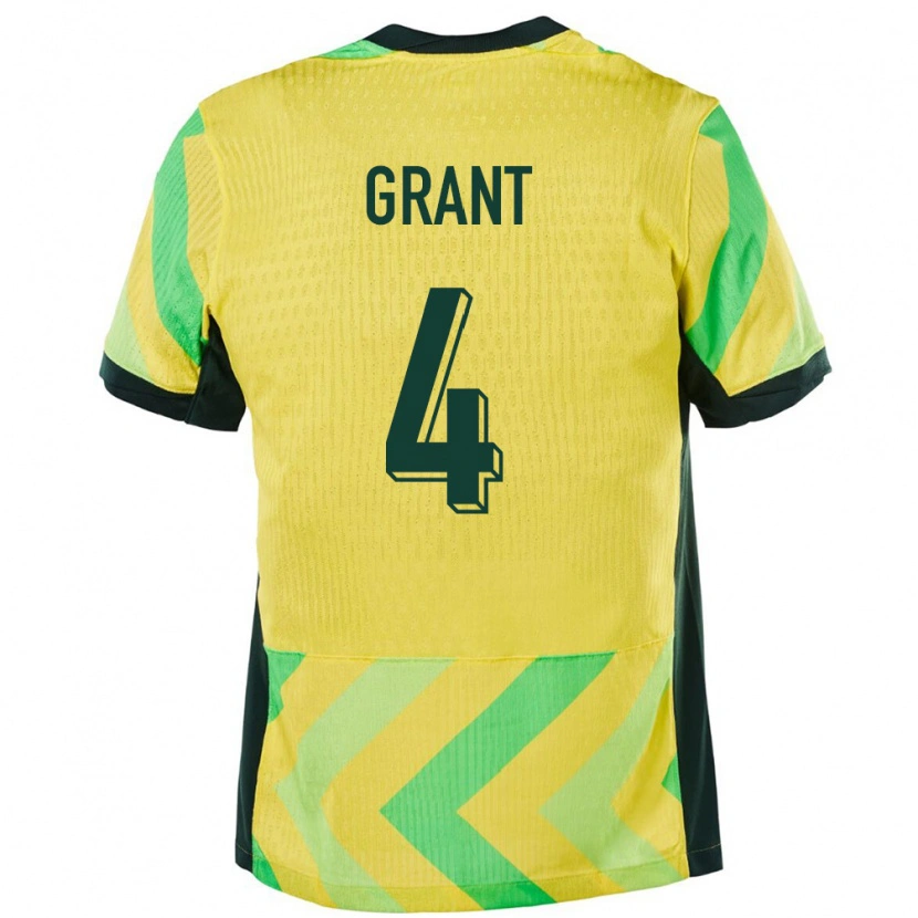 Danxen Kid Australia Rhyan Grant #4 Golden Home Jersey 24-26 T-Shirt