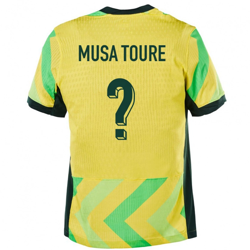 Danxen Kid Australia Musa Toure #0 Golden Home Jersey 24-26 T-Shirt