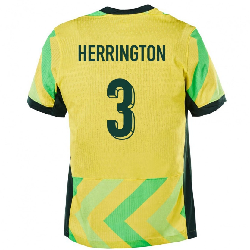 Danxen Kid Australia Lucas Herrington #3 Golden Home Jersey 24-26 T-Shirt
