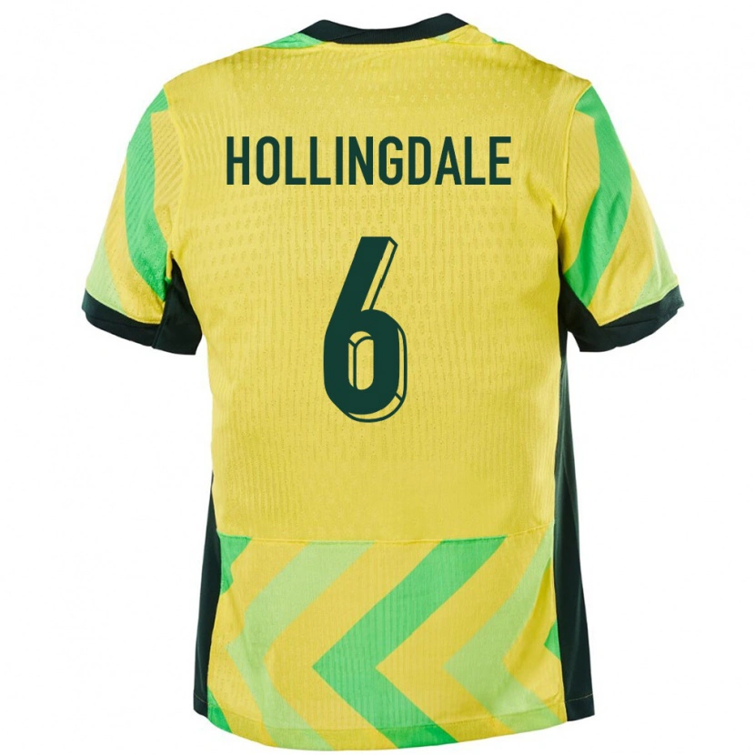 Danxen Kid Australia Ryley Hollingdale #6 Golden Home Jersey 24-26 T-Shirt
